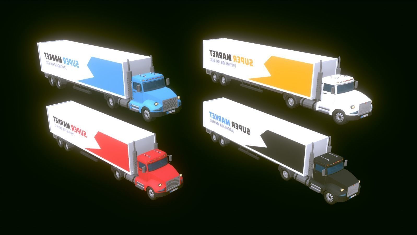 POLYGRUNT - Low Poly City Pack 3D ART Low-poly 3D model_25