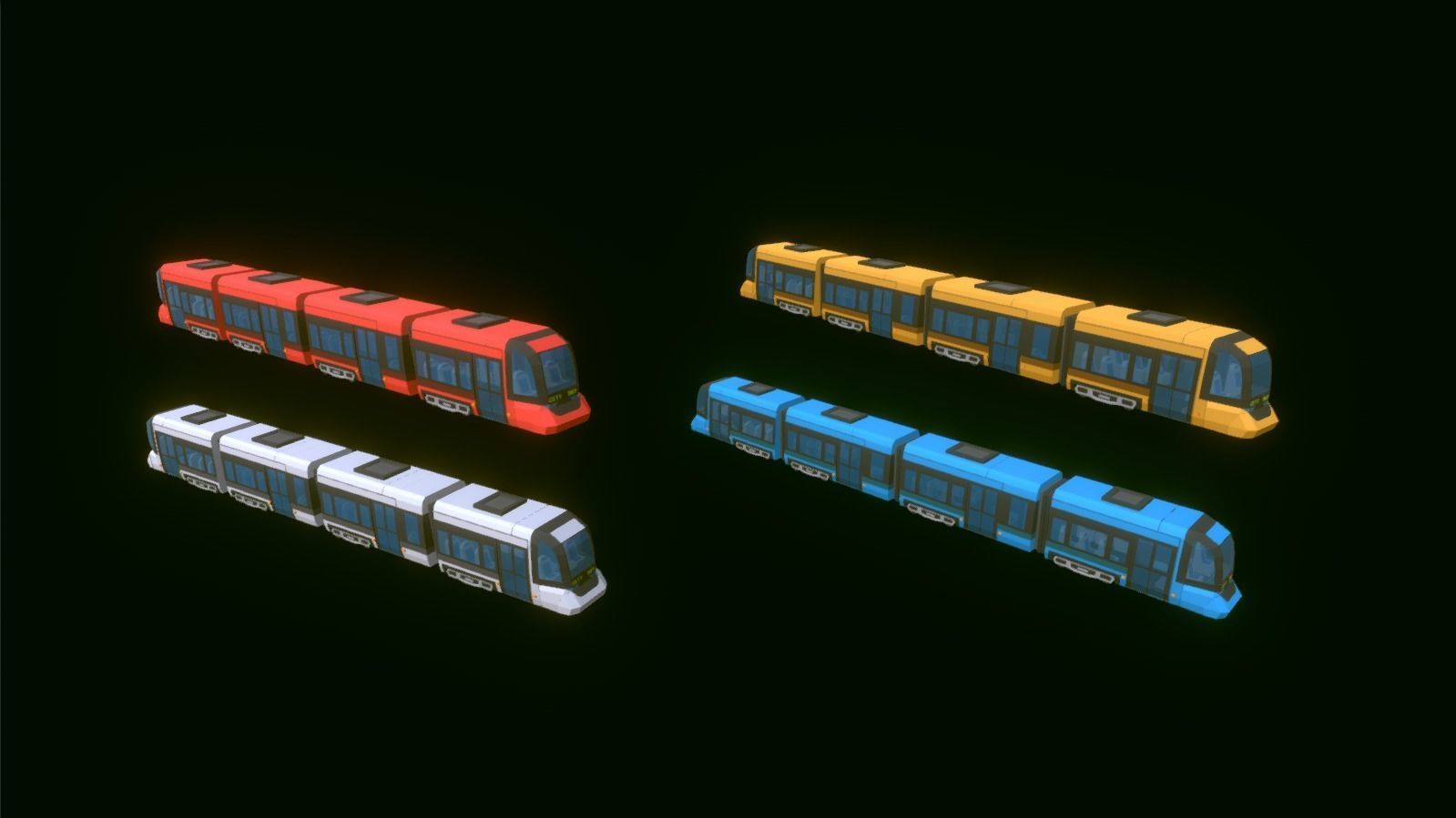 POLYGRUNT - Low Poly City Pack 3D ART Low-poly 3D model_26