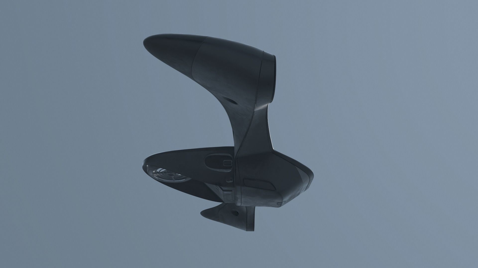 Sci-fi Airplane  3D model_27