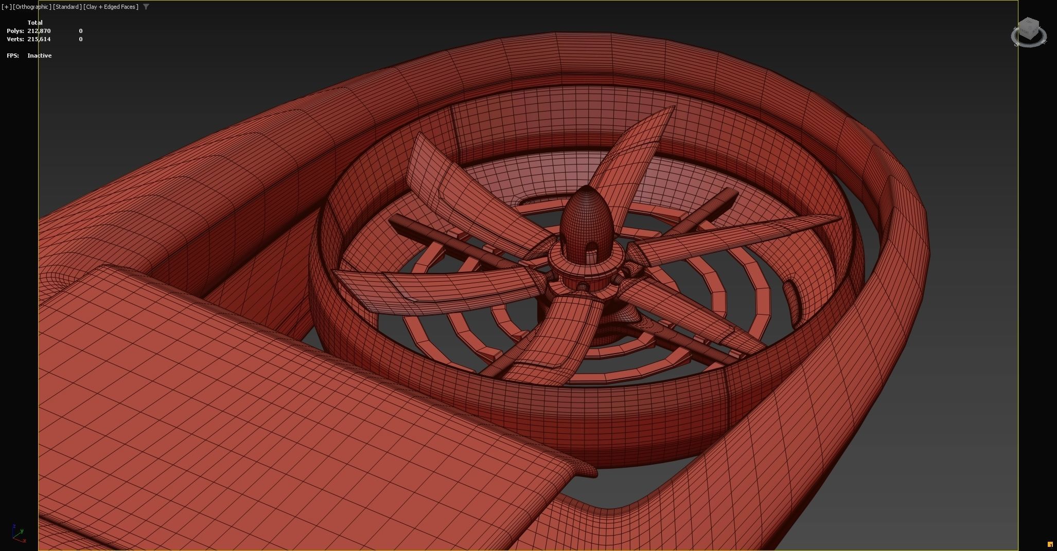 Sci-fi Airplane  3D model_17