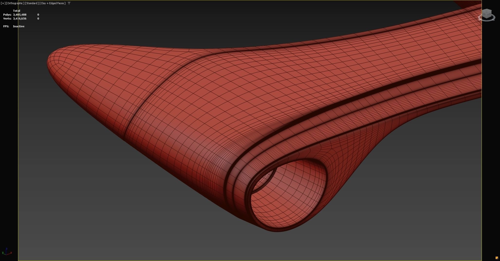 Sci-fi Airplane  3D model_20