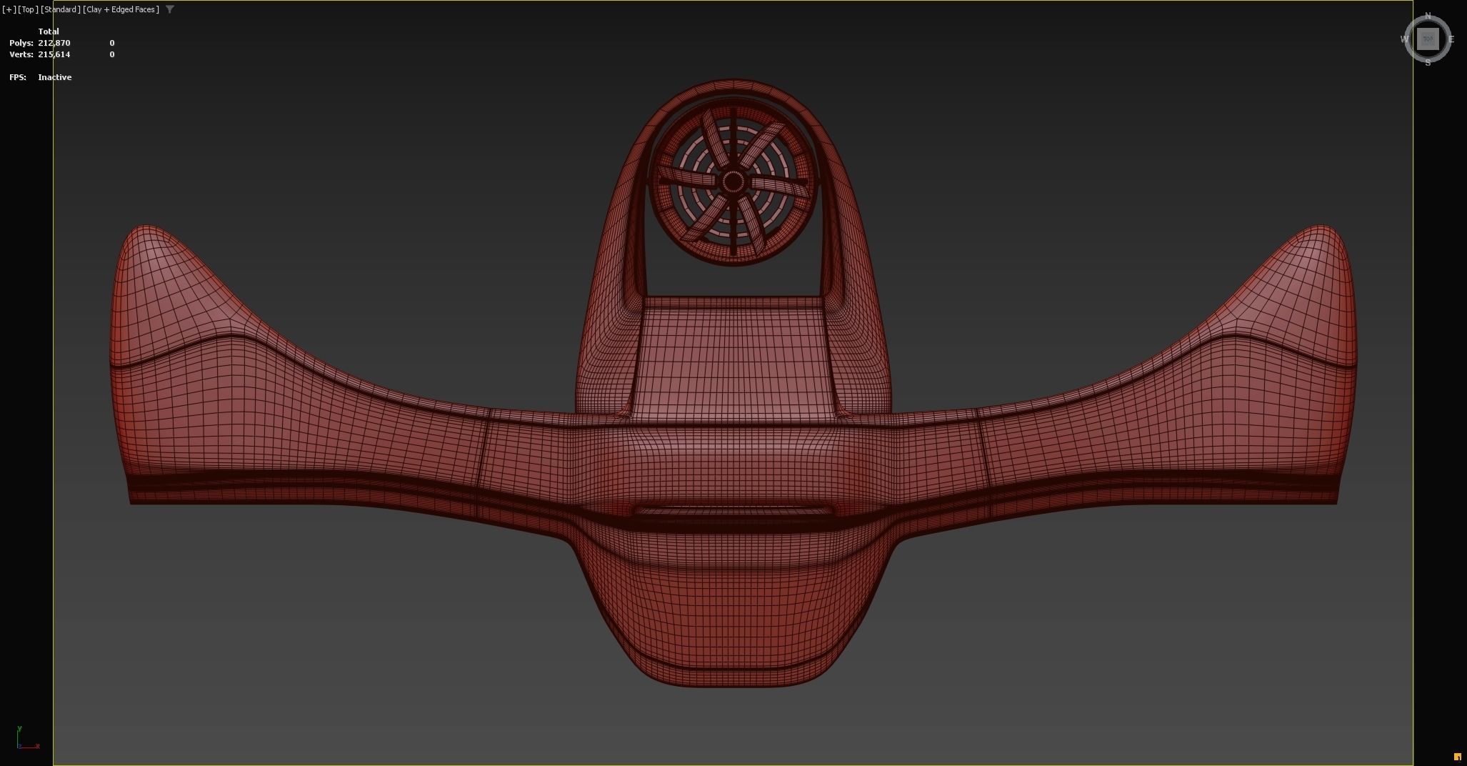 Sci-fi Airplane  3D model_18