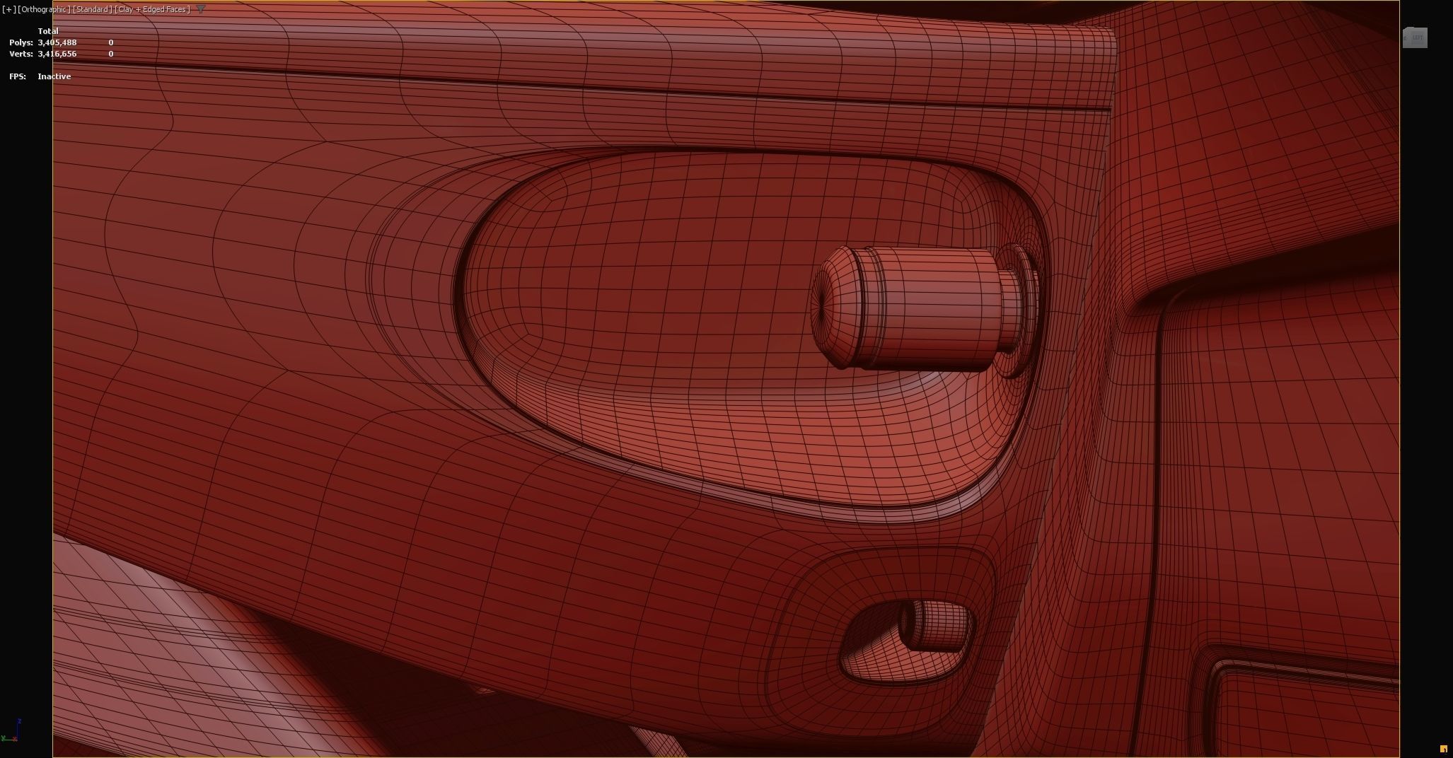 Sci-fi Airplane  3D model_19