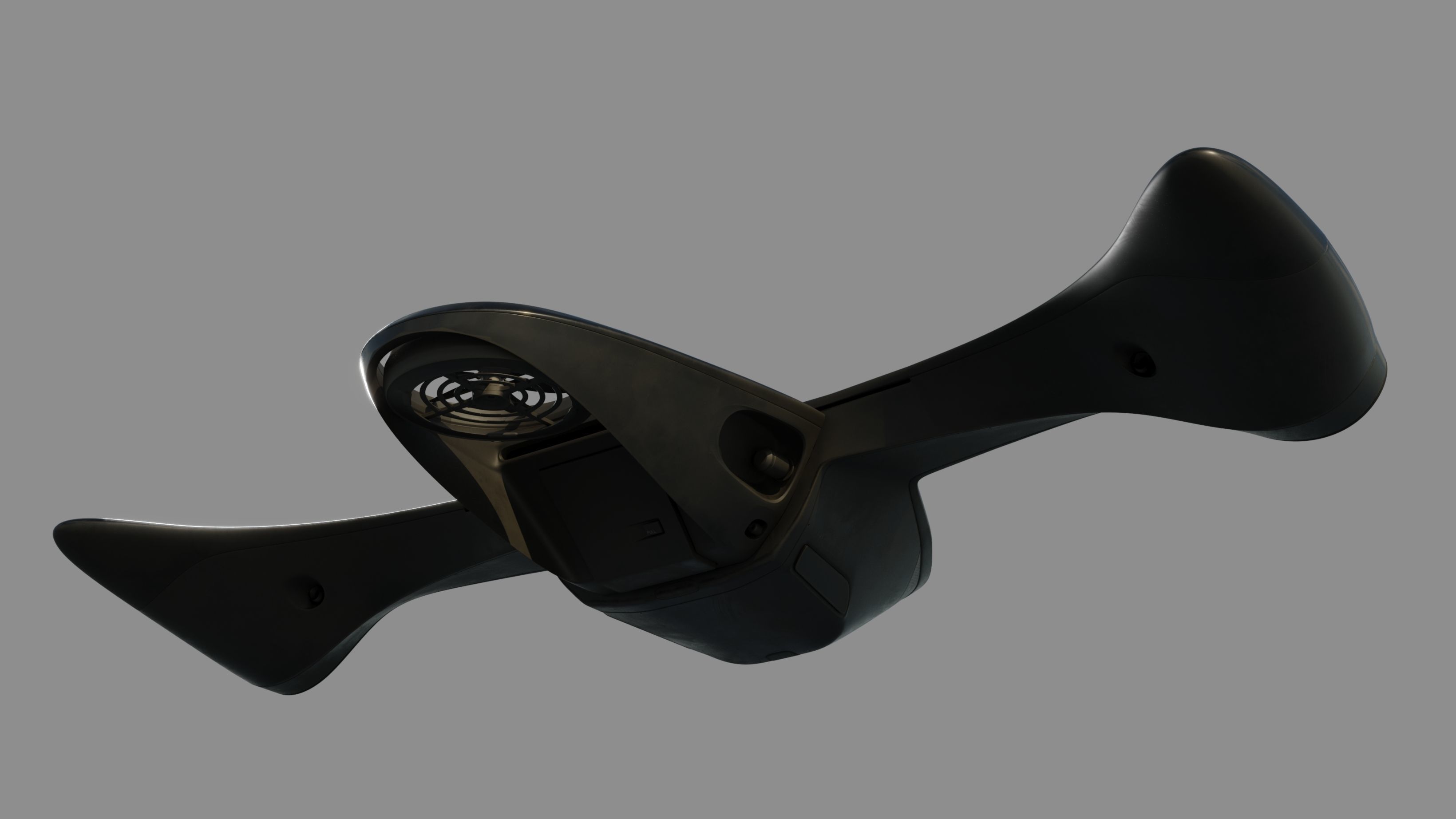 Sci-fi Airplane  3D model_6