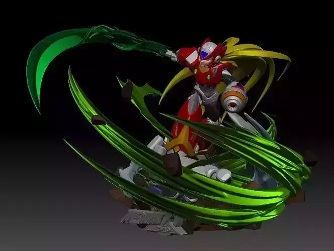 Megaman X Zero 3D print model
