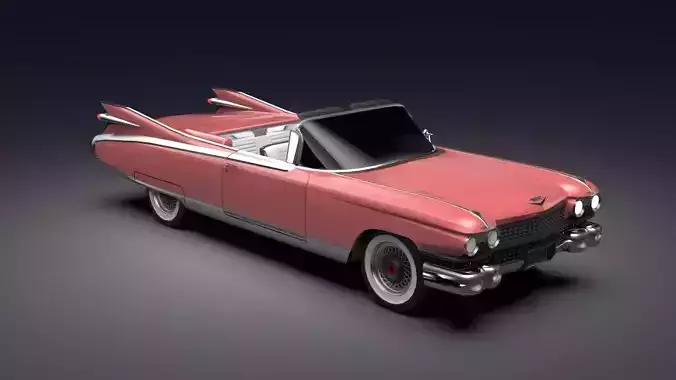 Classic Cadillac Eldorado Biarritz - High-Quality CGI Model