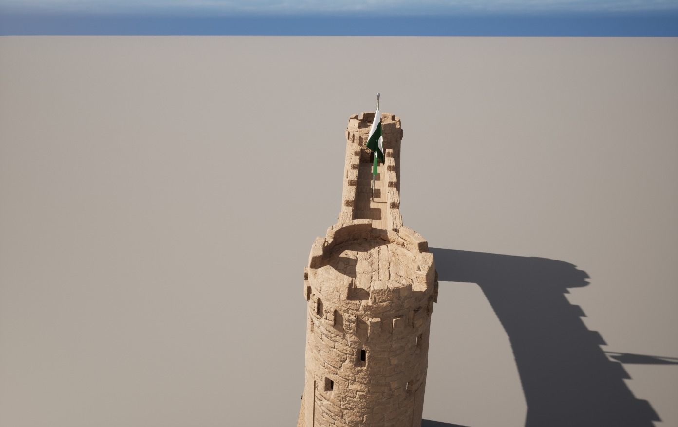 Bab-e-Khyber Low-poly 3D model_8