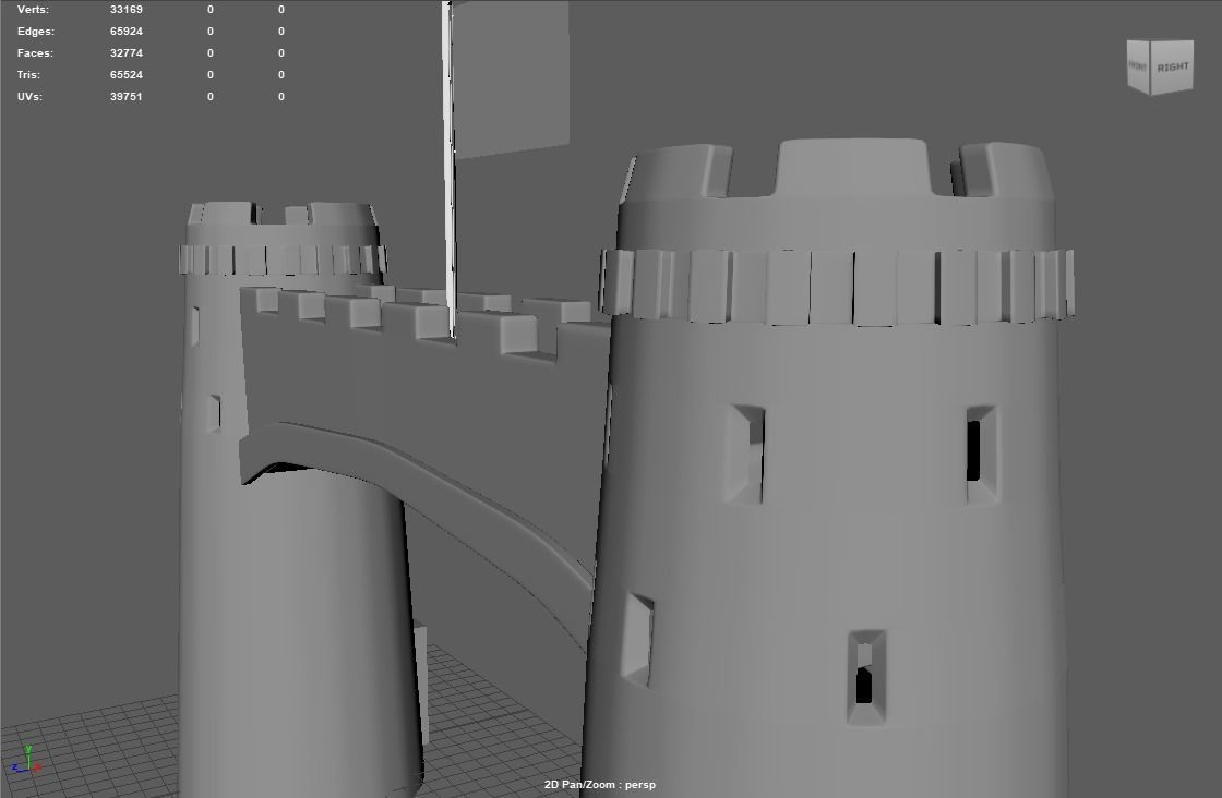 Bab-e-Khyber Low-poly 3D model_1