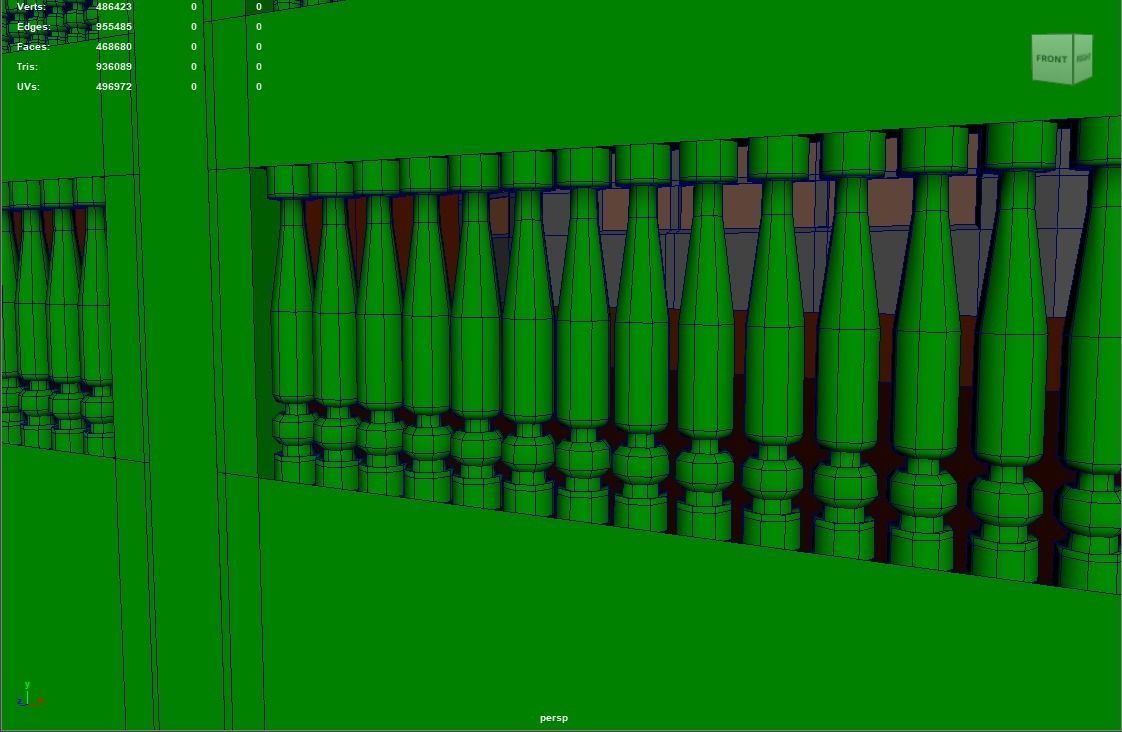 Quaid House Ziyarat Low-poly 3D model_1