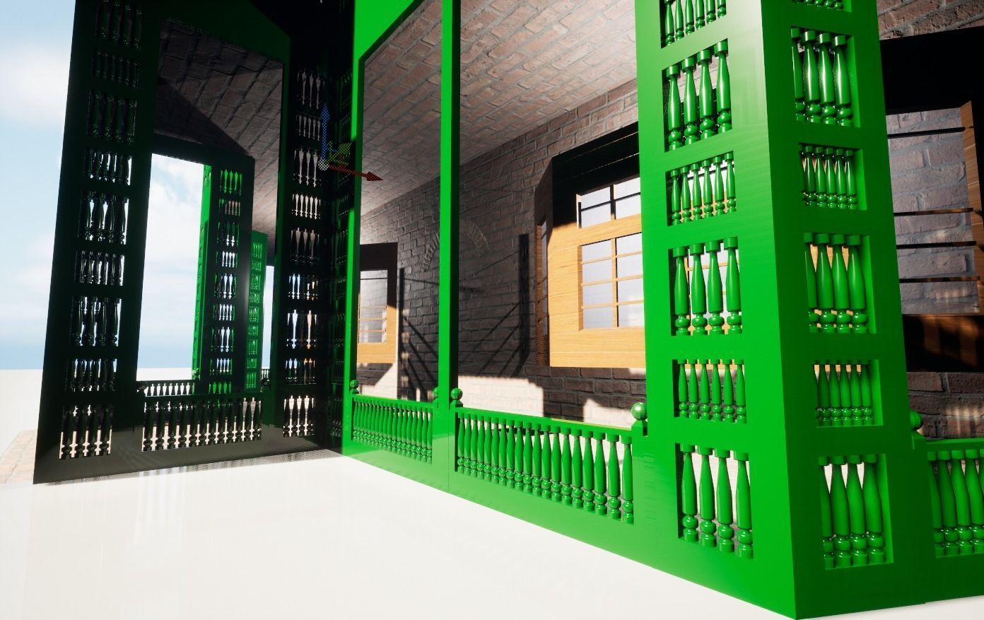 Quaid House Ziyarat Low-poly 3D model_6