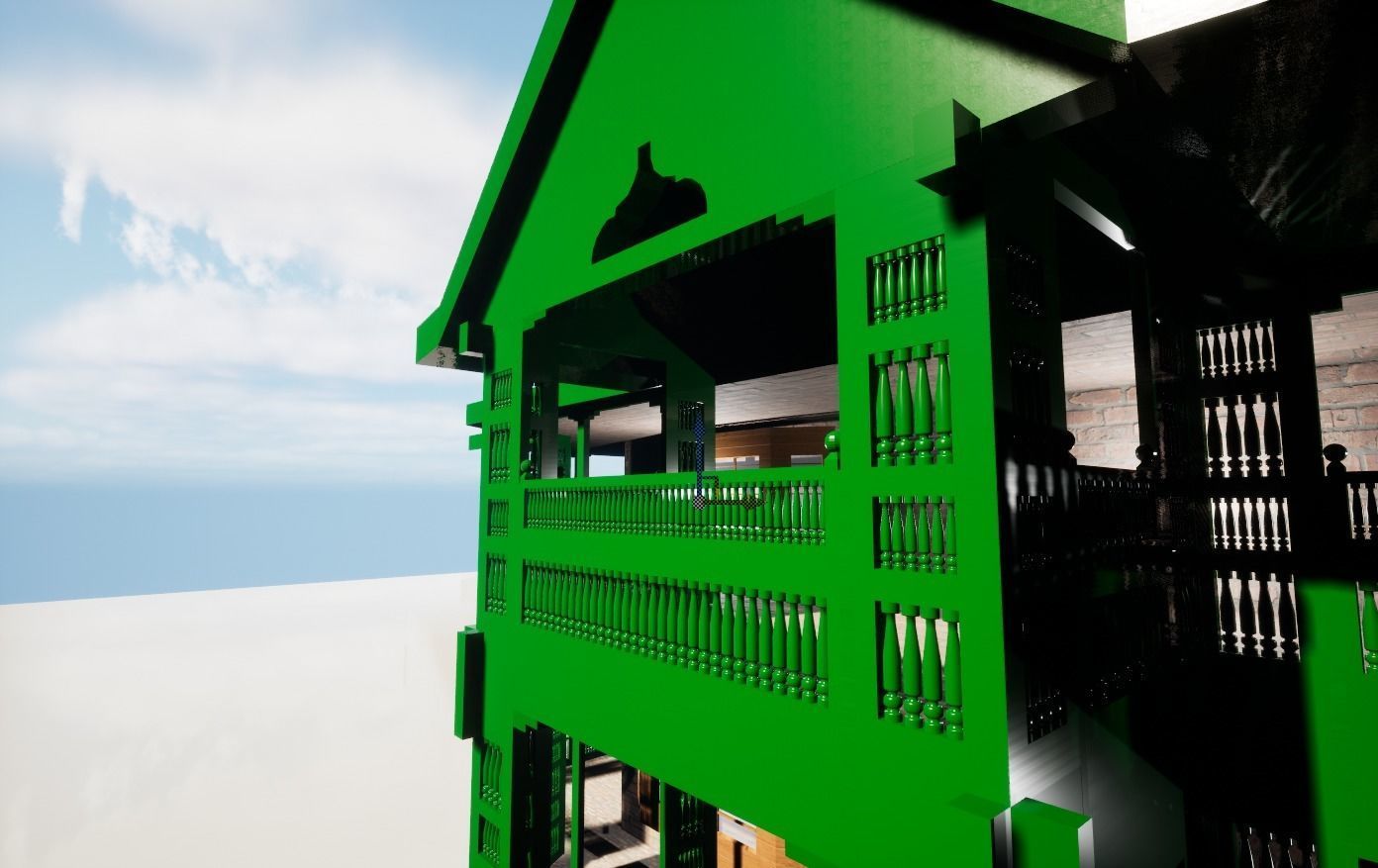 Quaid House Ziyarat Low-poly 3D model_8