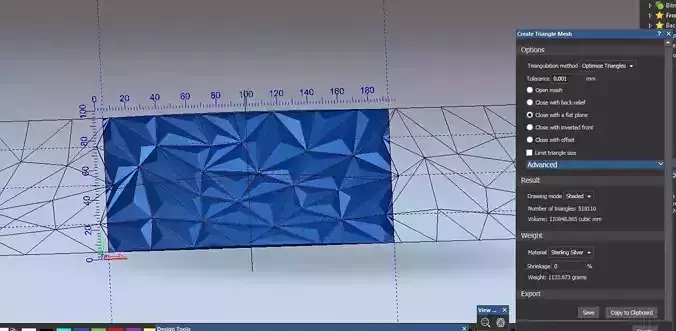 wall texture design repeating 3D model