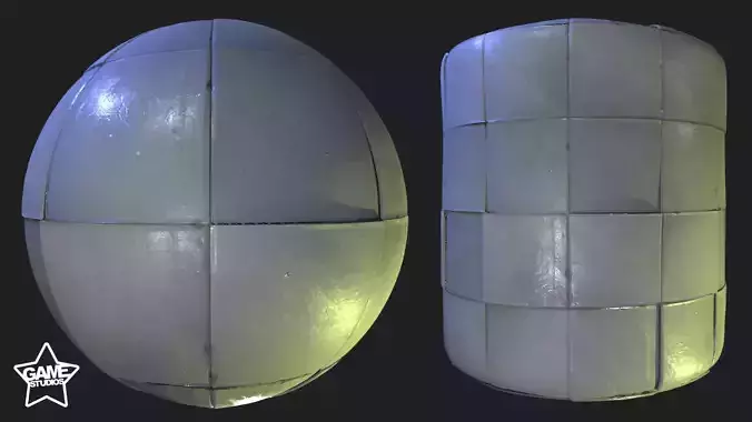 Stylized Floor Tiles Material 02 Texture