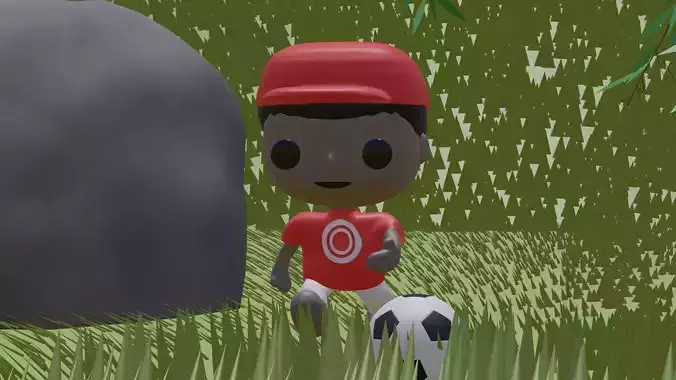 Chibi Character Red Boy