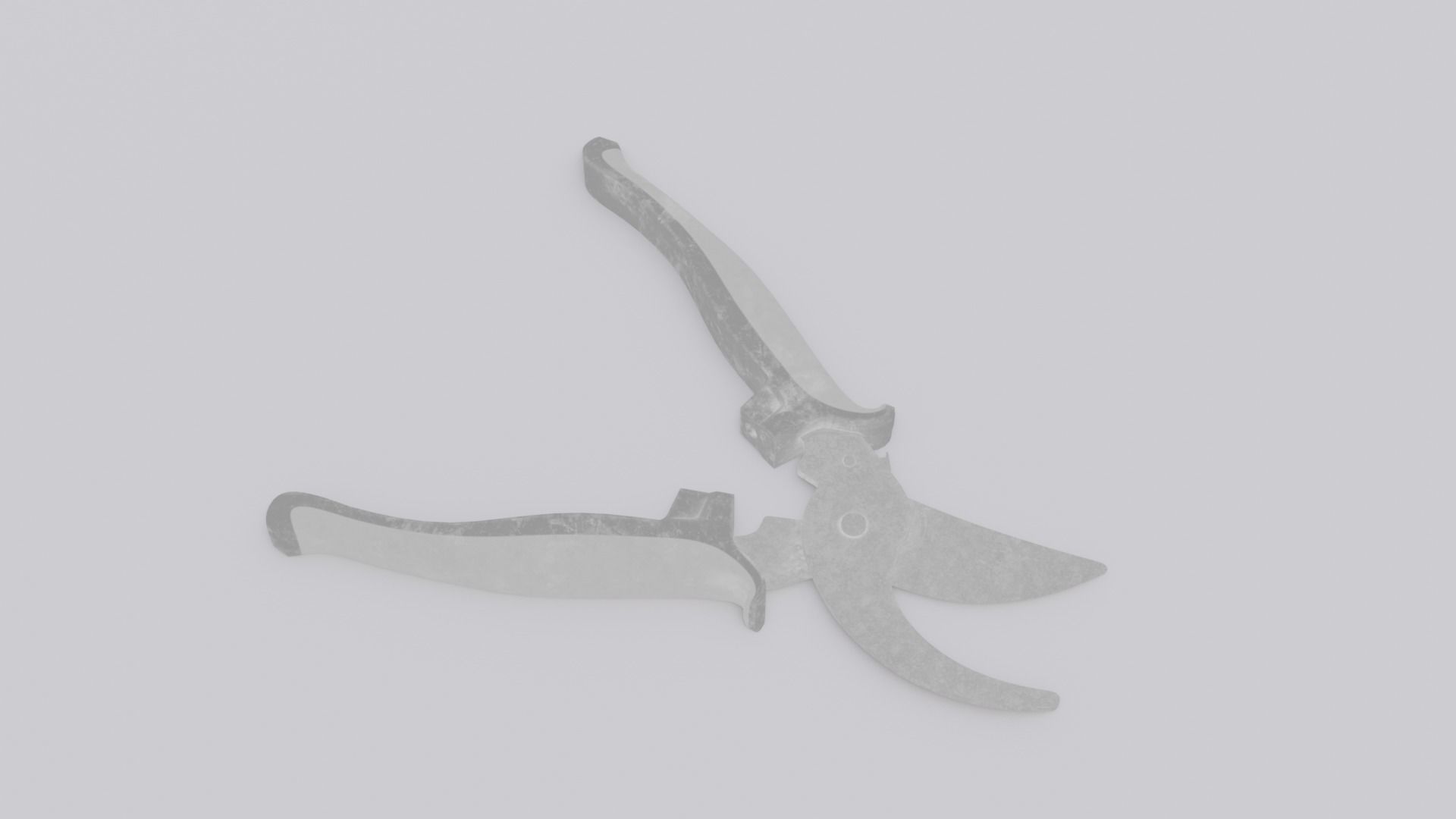 Pruning Scissor Low-poly 3D model_8