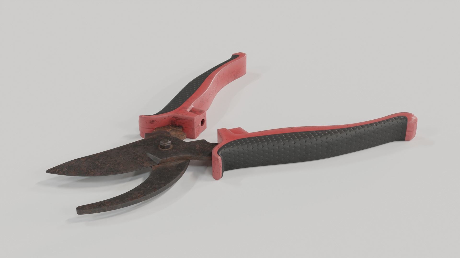 Pruning Scissor Low-poly 3D model_3