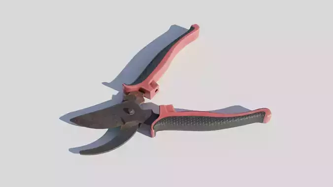 Pruning Scissor Low-poly 3D model