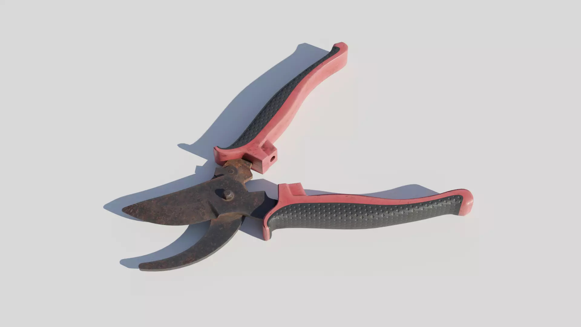 Pruning Scissor Low-poly 3D model_0