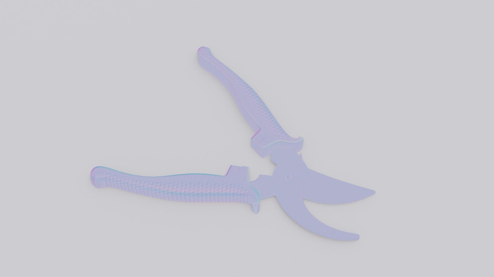 Pruning Scissor Low-poly 3D model_9