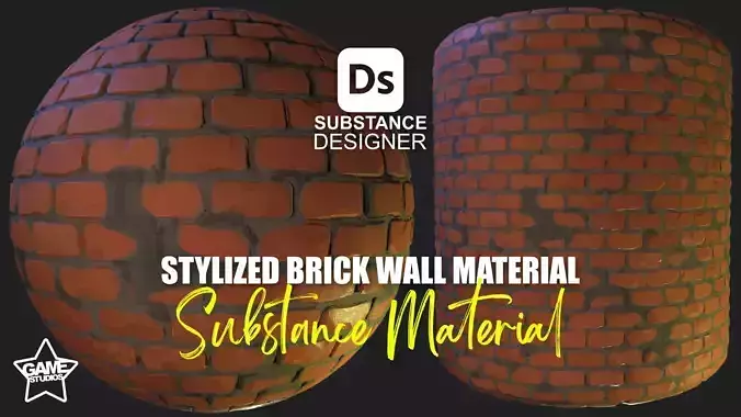 Stylized Brick Wall Material 01 Texture Stylized Brick Wall Material 01 Texture