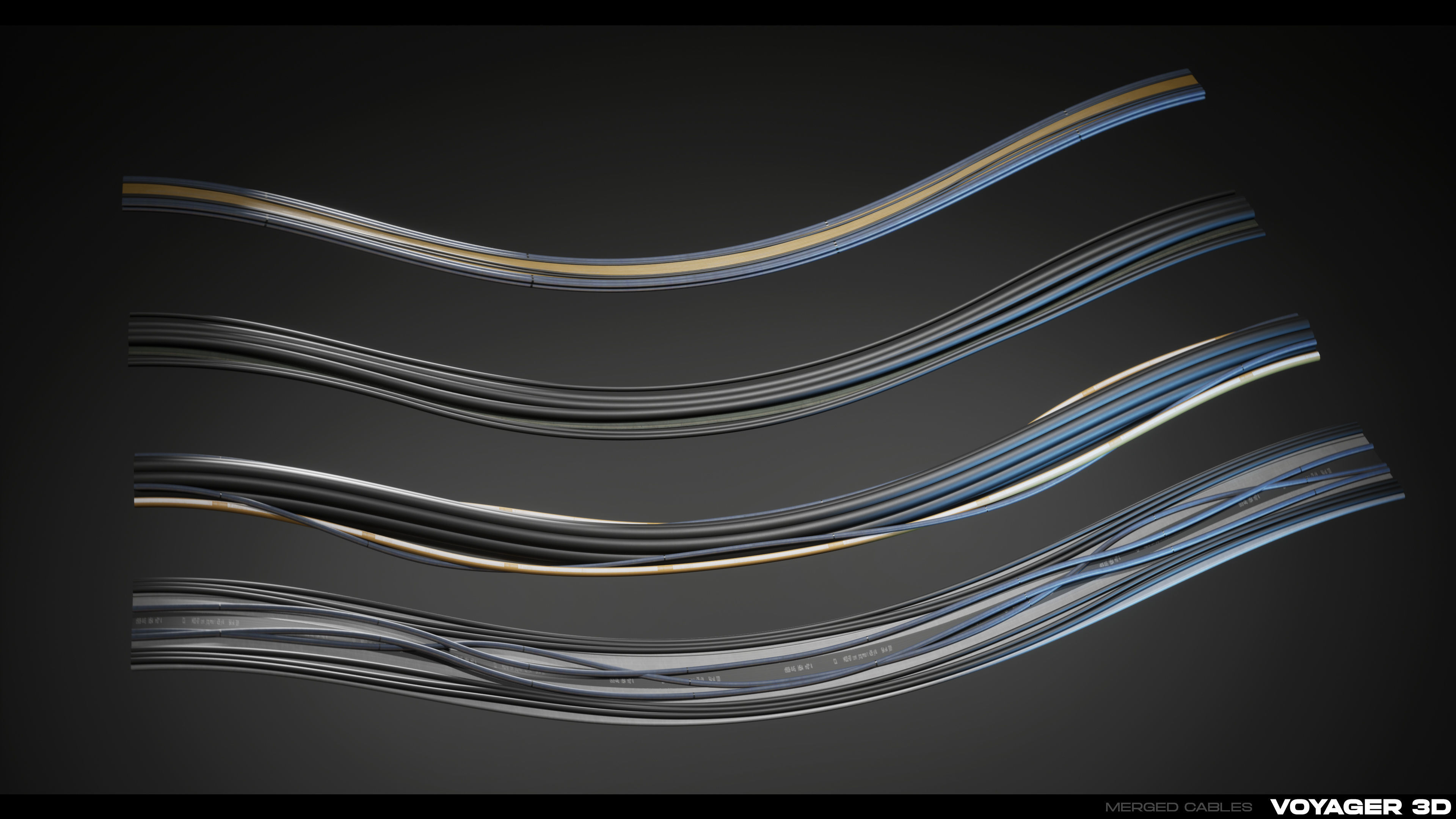 Industrial Cable Kit Vol 01 Low-poly 3D model_12