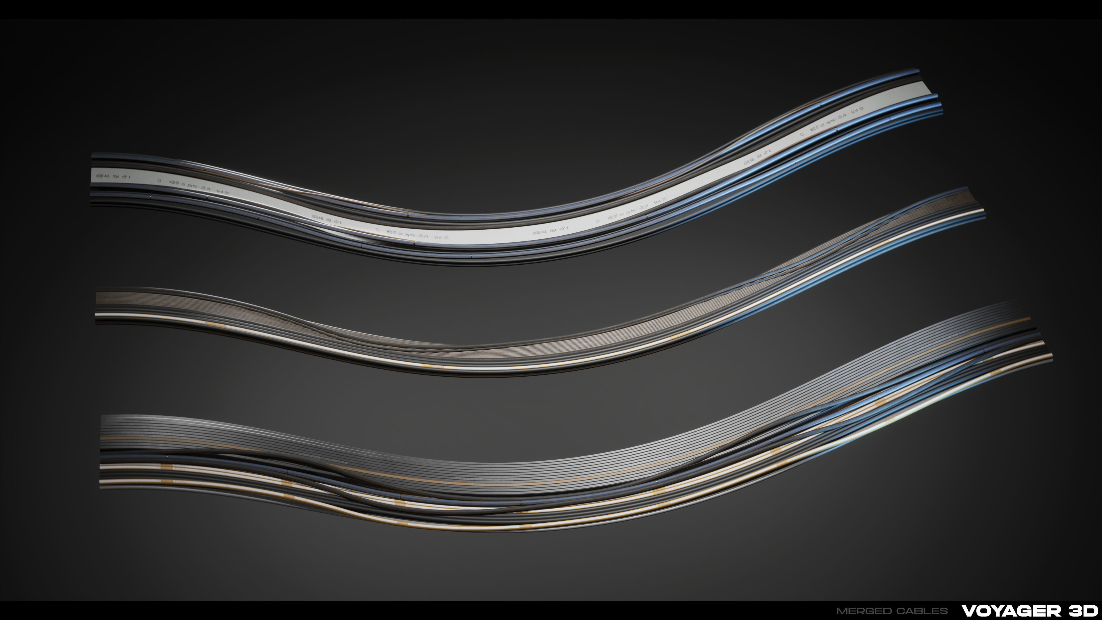 Industrial Cable Kit Vol 01 Low-poly 3D model_15