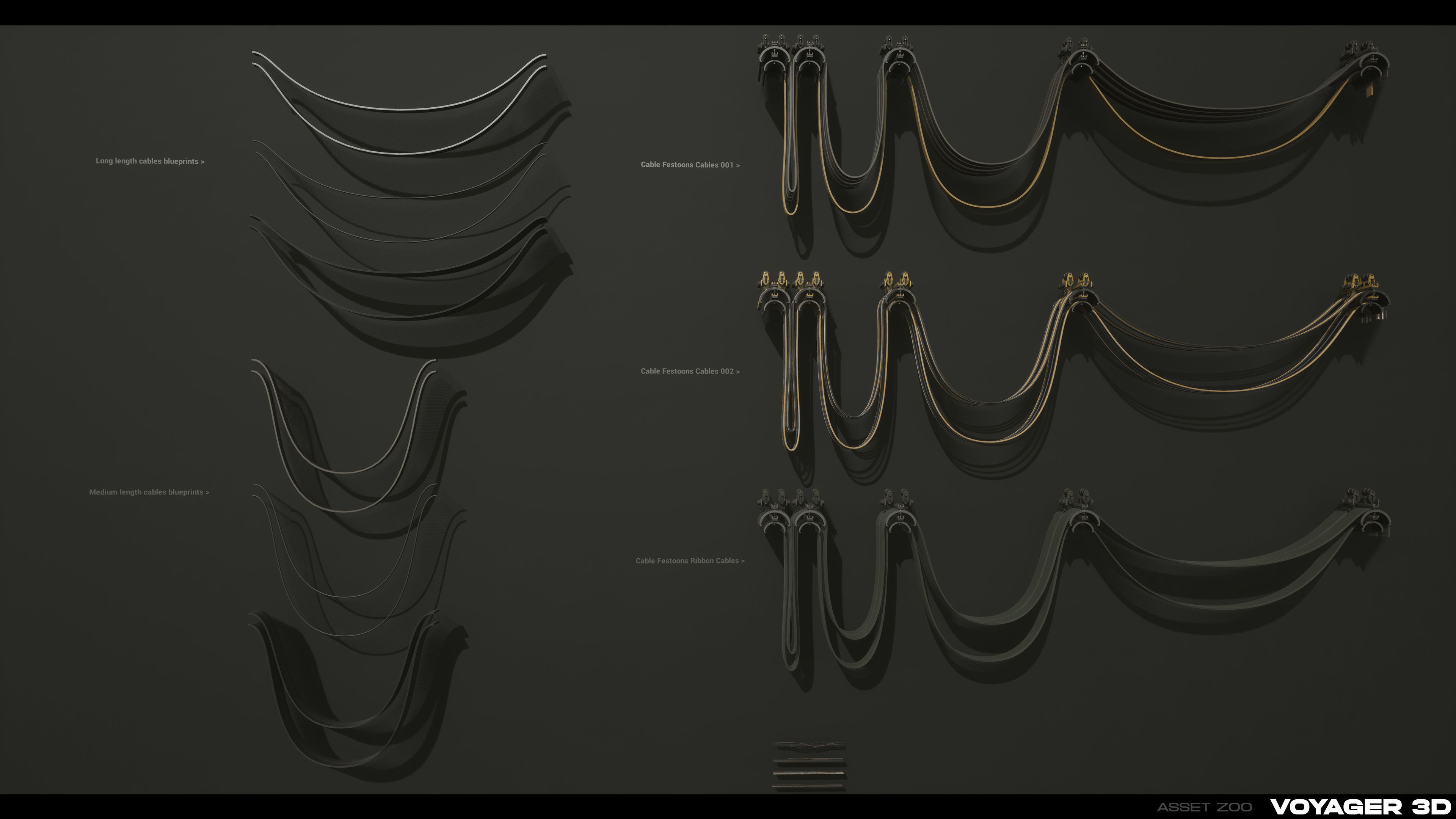 Industrial Cable Kit Vol 01 Low-poly 3D model_4