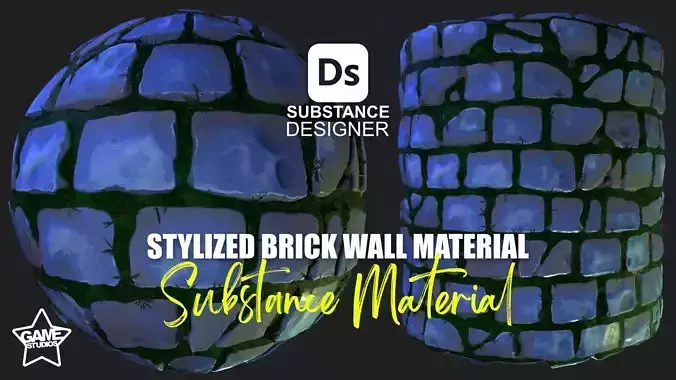 Stylized Brick Wall Material 03 Texture