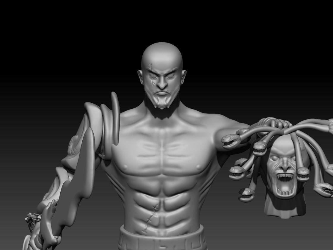 kratos 3D print model_3