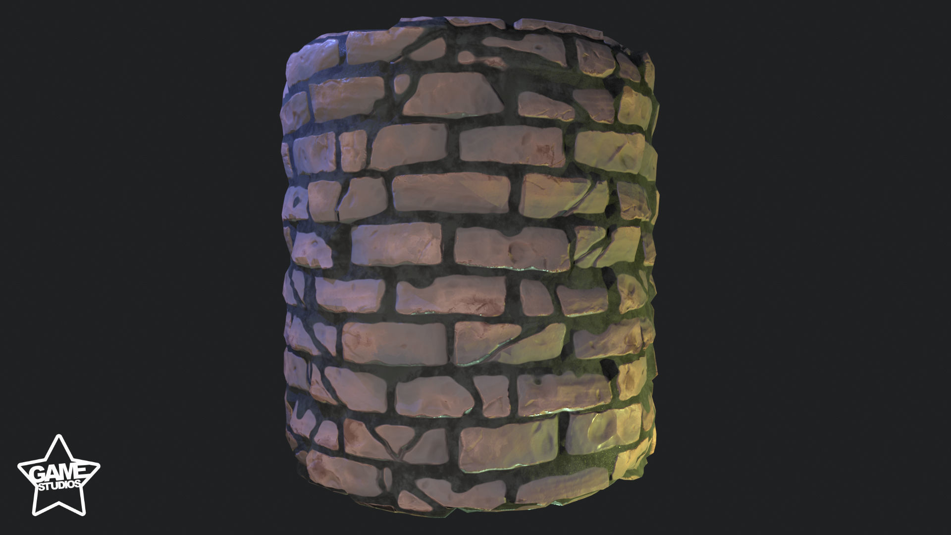 Stylized Brick Wall Material 04 Texture_6