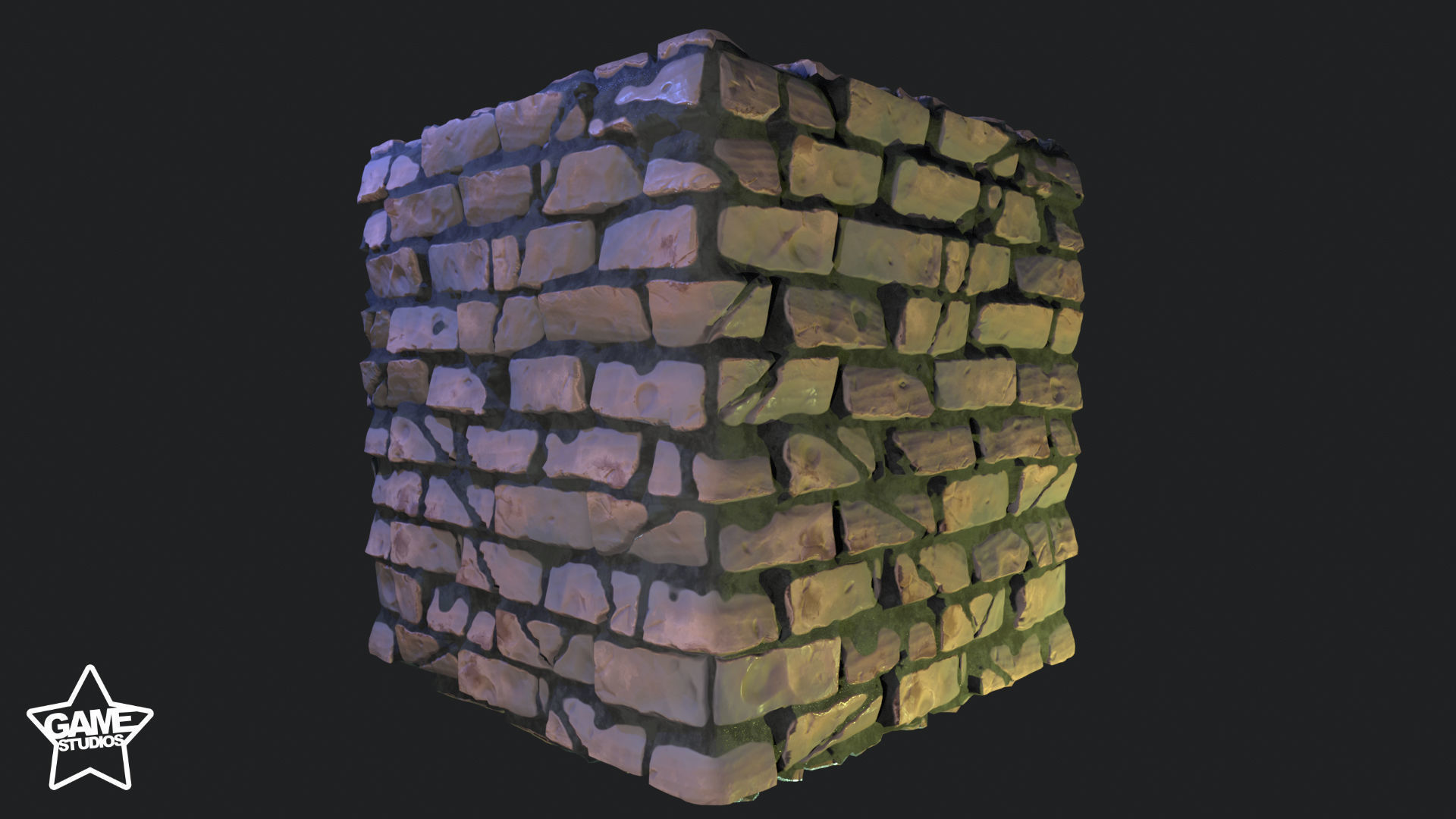 Stylized Brick Wall Material 04 Texture_5