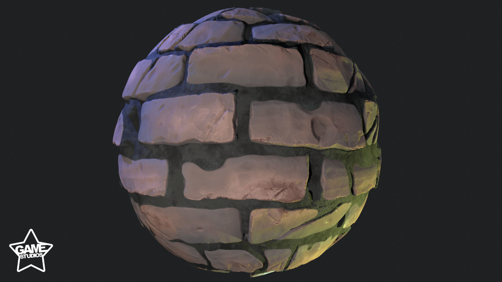 Stylized Brick Wall Material 04 Texture_4