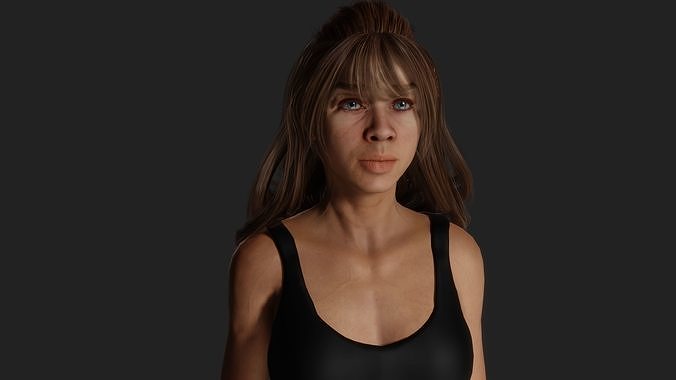 Athletic Grace 3D model