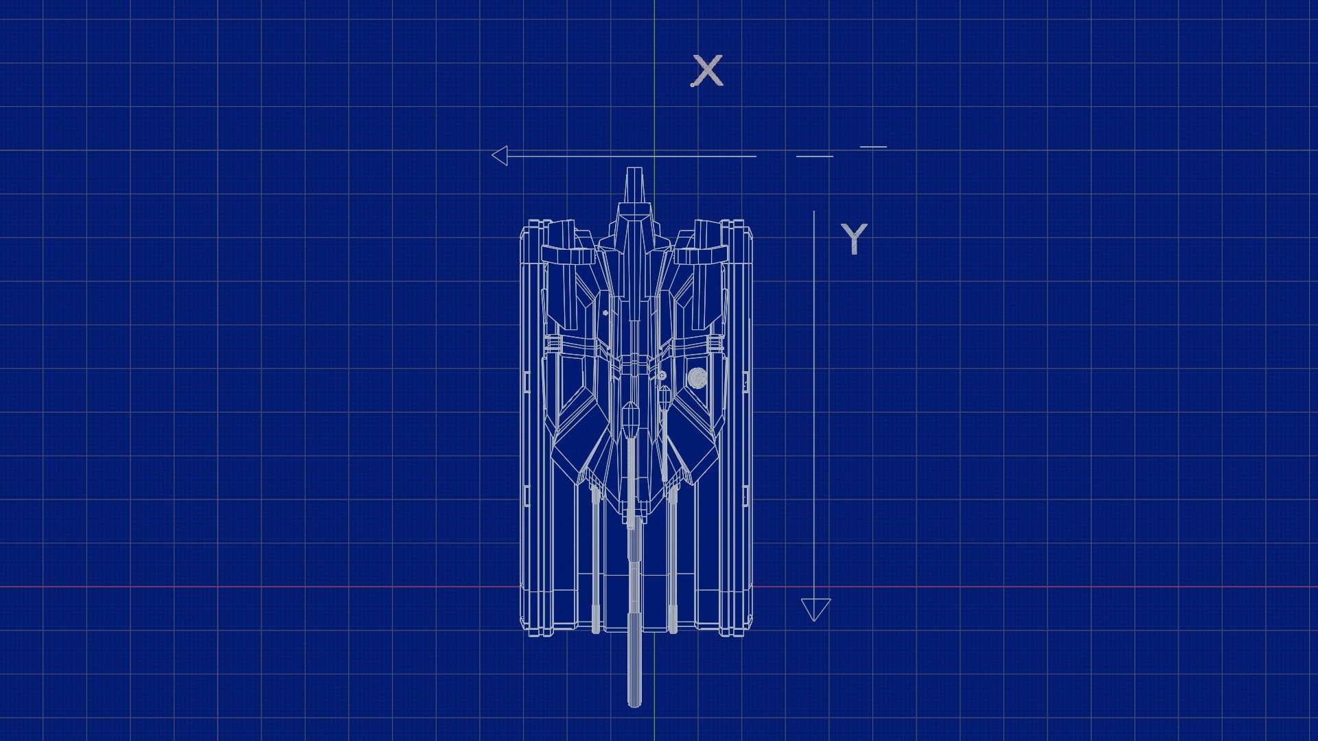 Futuristic tank 3D model_12