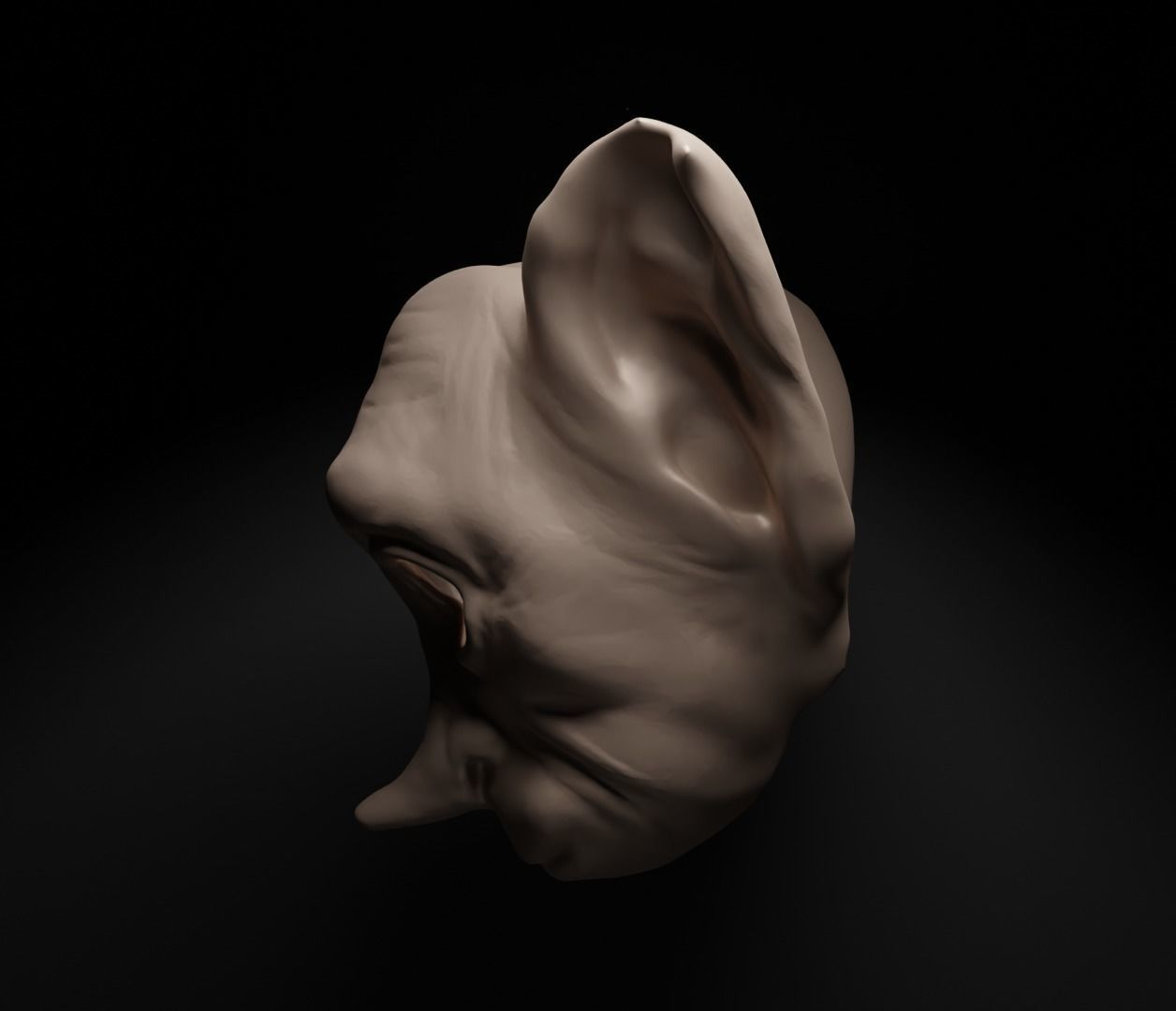 Dobby - Harry Potter Movie Cospay Costume Face Mask 3D print model_6