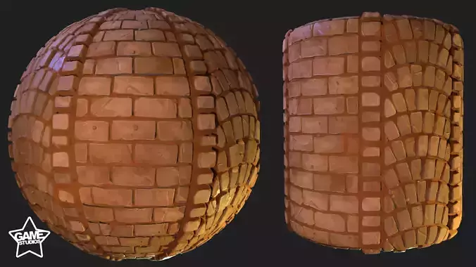 Stylized Desert Tiles Material 03 Texture