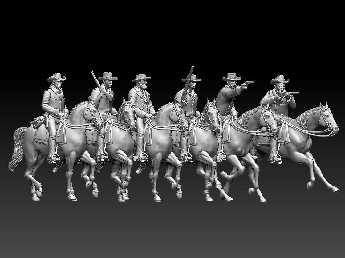 COWBOYS 3D print model_34
