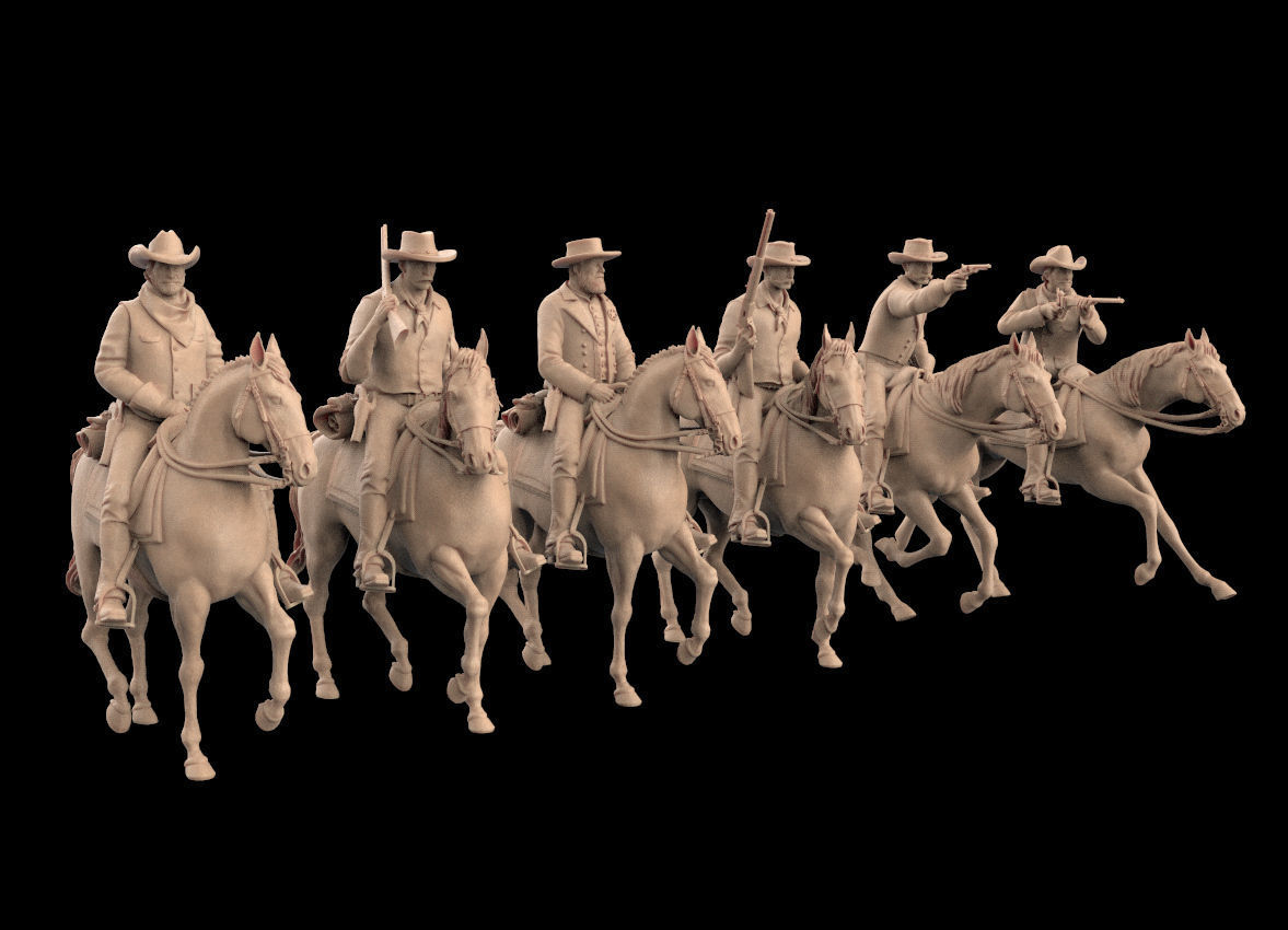 COWBOYS 3D print model_1