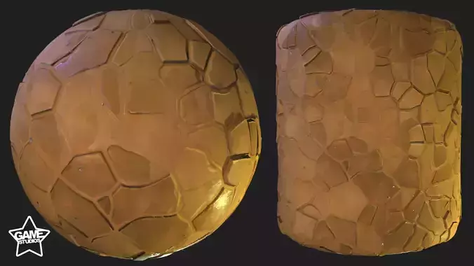 Stylized Desert Tiles Material 05 Texture