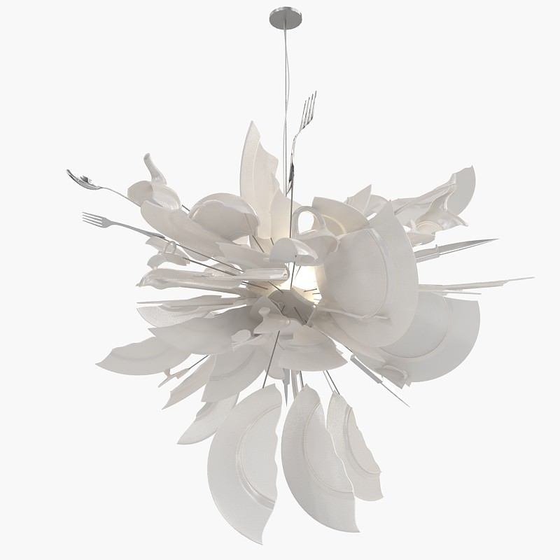 Light Ingo Maurer Porca Miseria 3D model_3