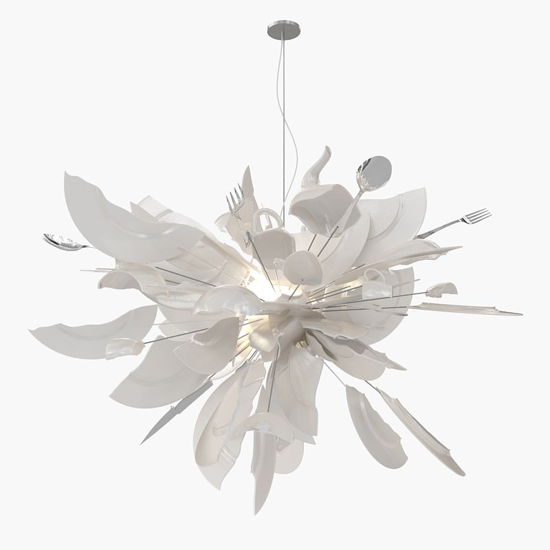 Light Ingo Maurer Porca Miseria 3D model_1