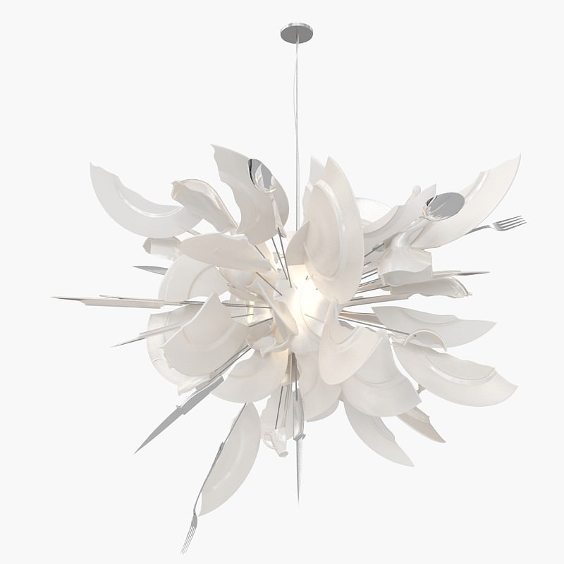 Light Ingo Maurer Porca Miseria 3D model_2