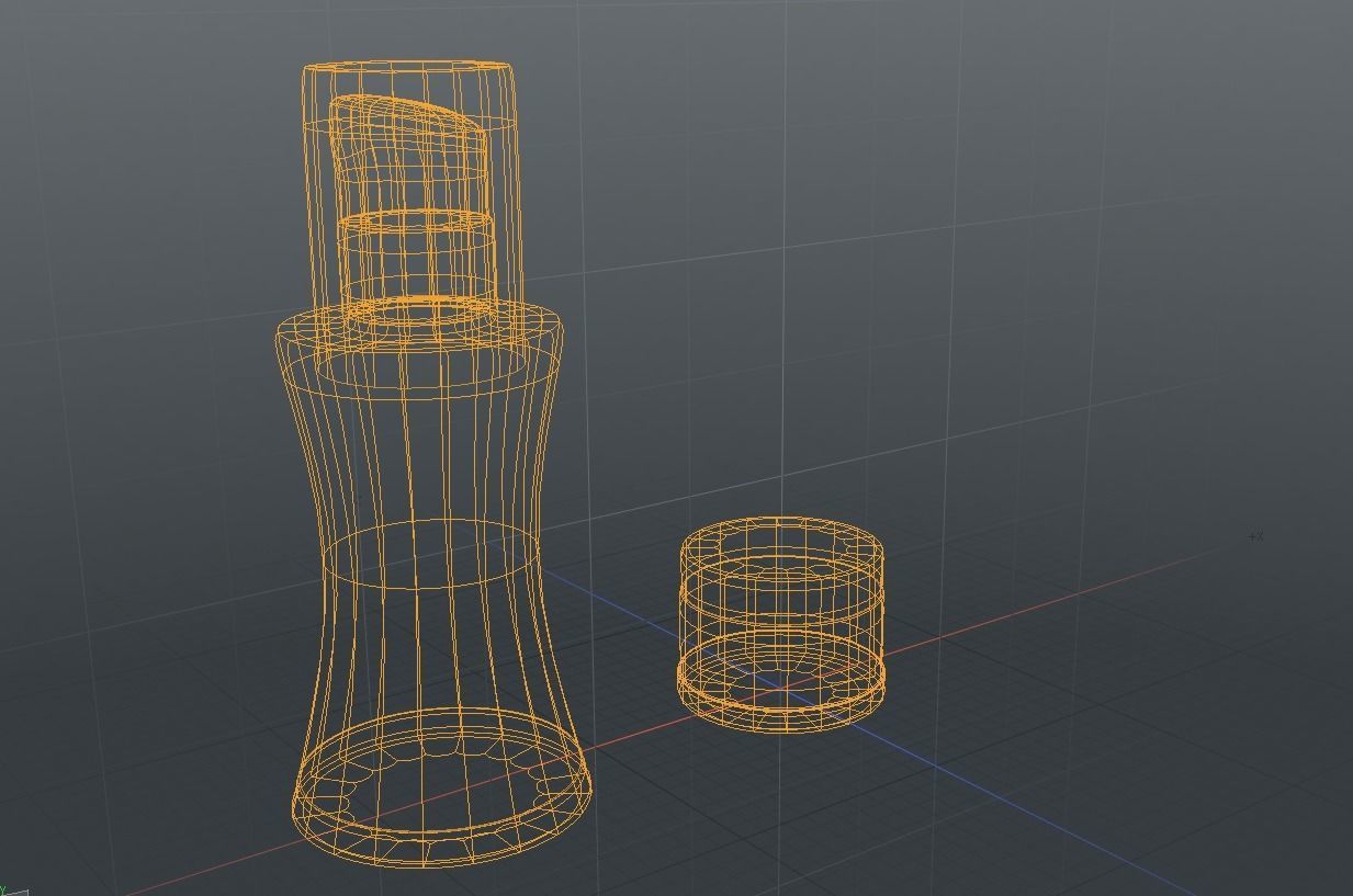 Cosmetic lotion and cream bottles 3D model_6