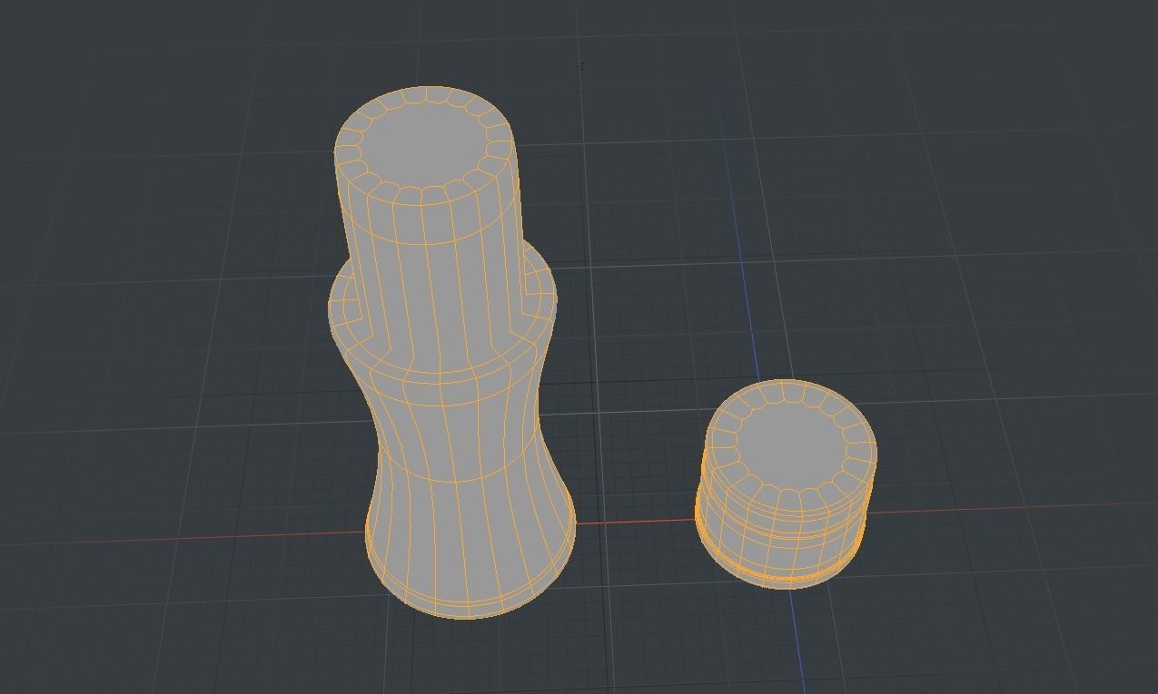 Cosmetic lotion and cream bottles 3D model_5