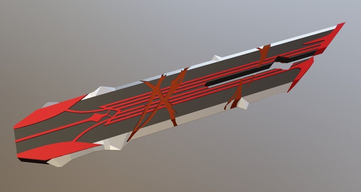 Wolfs Gravestone - Genshin Impact 3D print model 3D print model_6