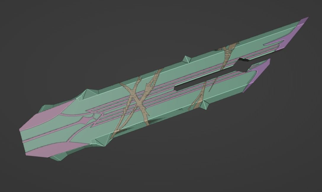 Wolfs Gravestone - Genshin Impact 3D print model 3D print model_10