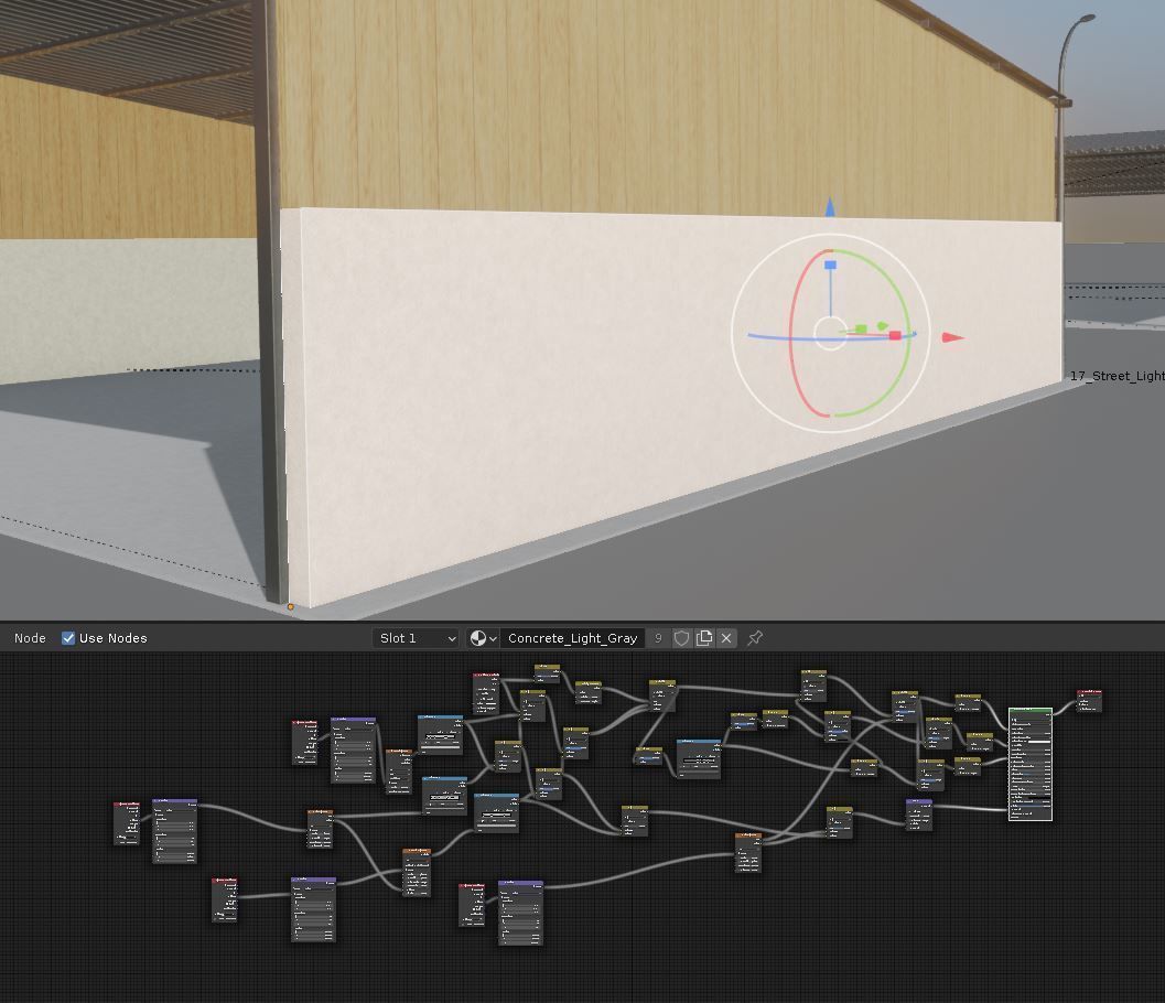 Open Metal Shed With Corrugated Roof 3D model_5