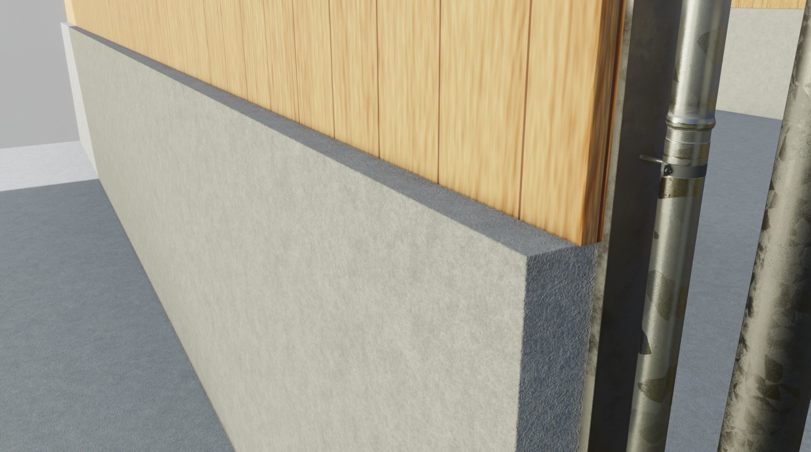 Open Metal Shed With Corrugated Roof 3D model_25