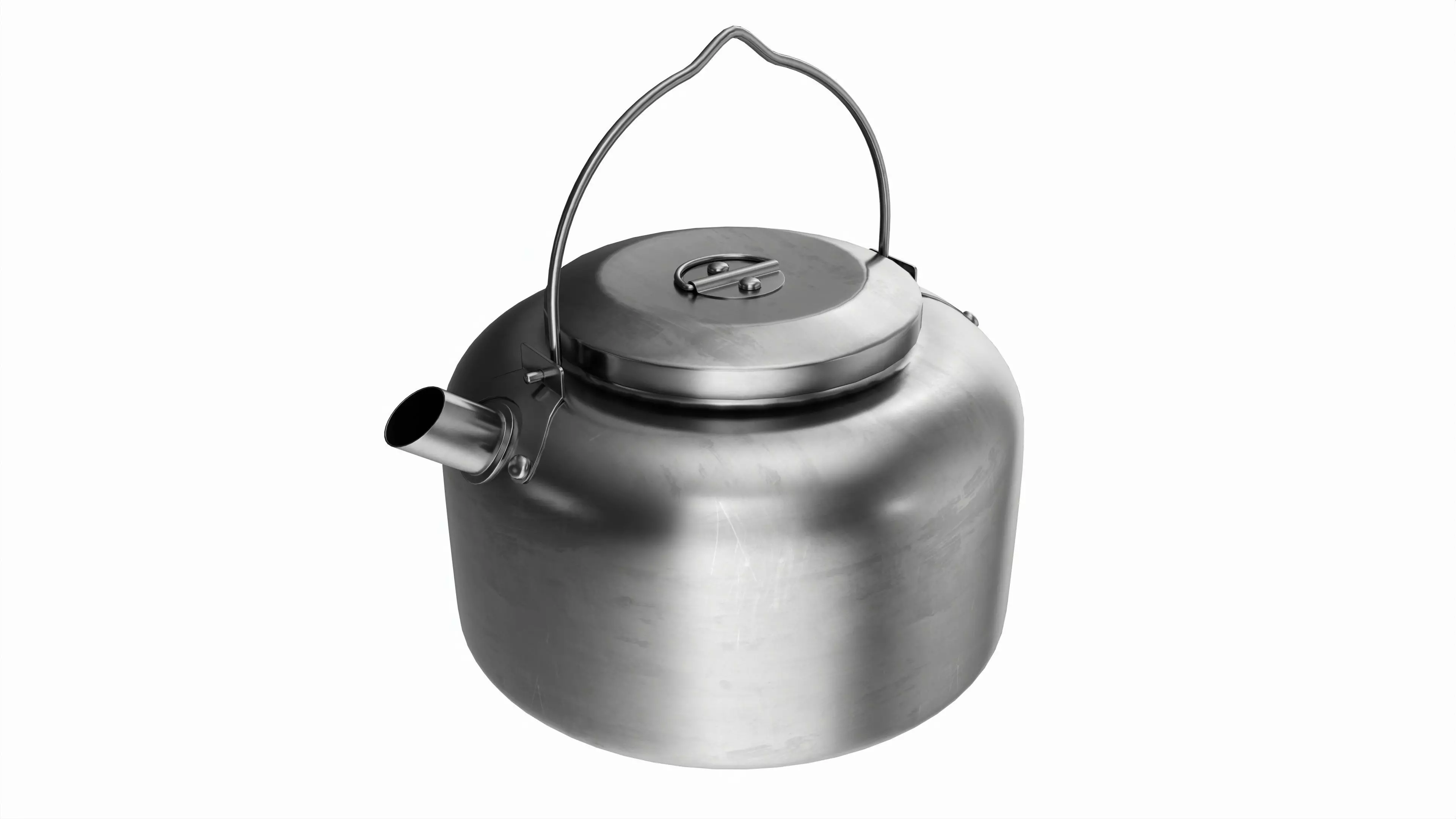 Campsite 1L hiking kettle 3D model