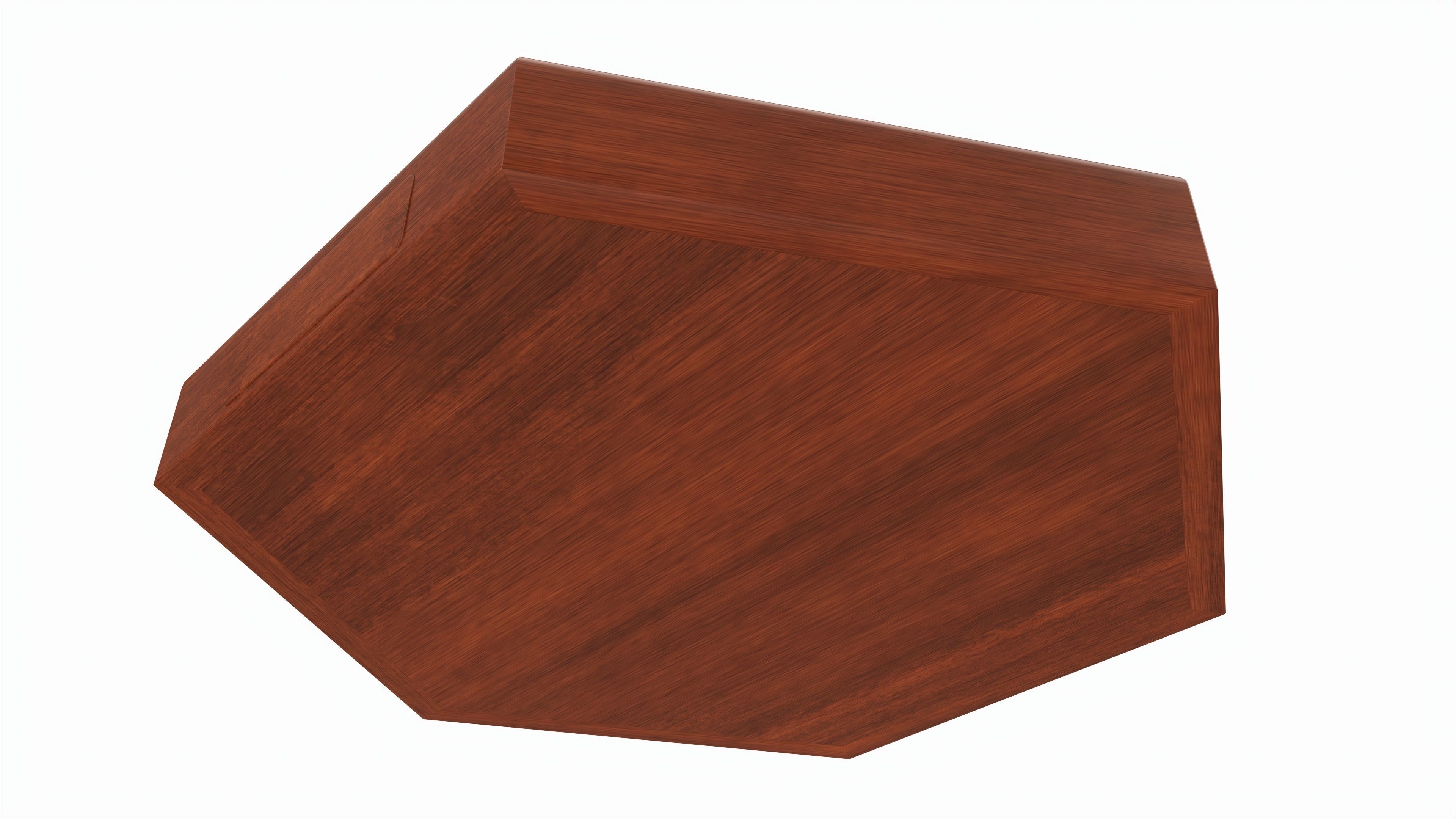 Chinese Checkers Wooden Board Table Game Unboxed 3D model_3